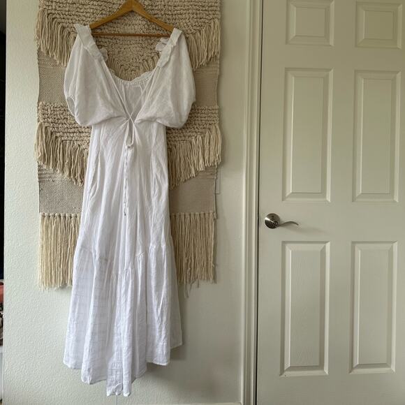 Free People Kaylyn Ruffle Midi Dress - Picture 9 of 9